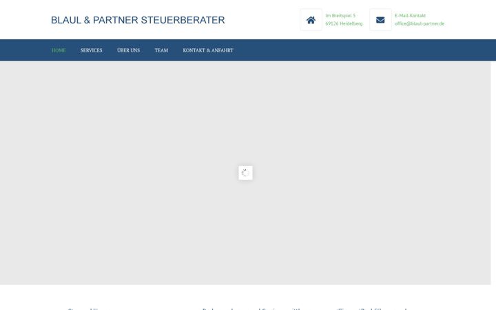 Képernyőkép: blaul-partner.de
