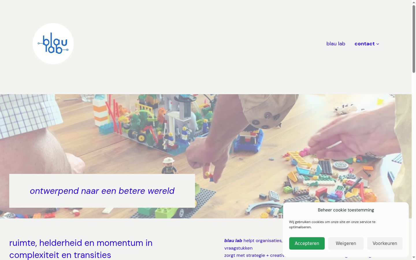 Képernyőkép a bármilyen interakció előtt megjelenő hozzájárulási bannerről