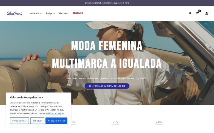 Ekrano kopija blaumari-igualada.com