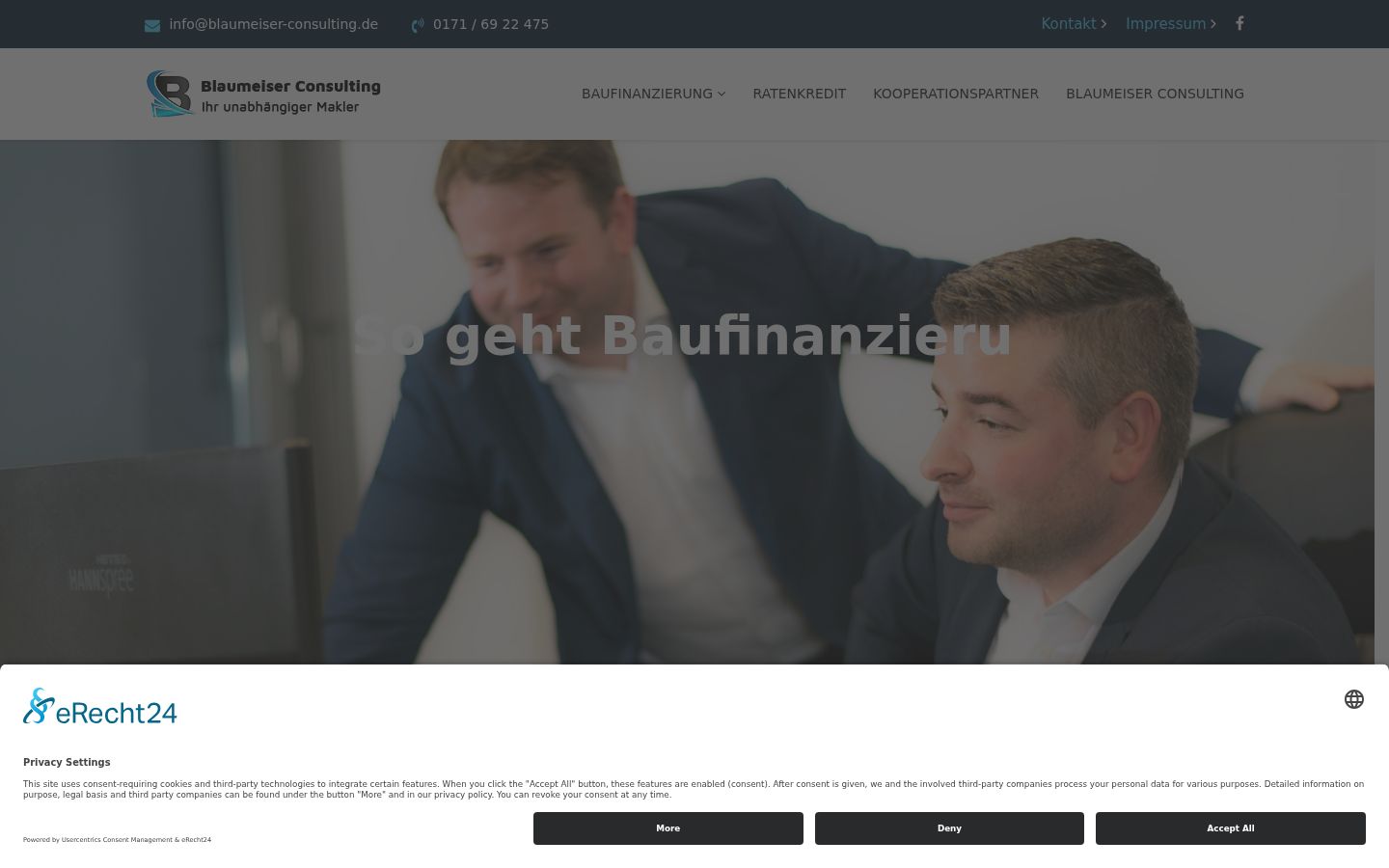 Screenshot tal-banner tal-kunsens muri qabel kwalunkwe interazzjoni