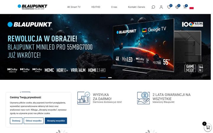 Ekrānuzņēmums no blaupunkt-tv.eu