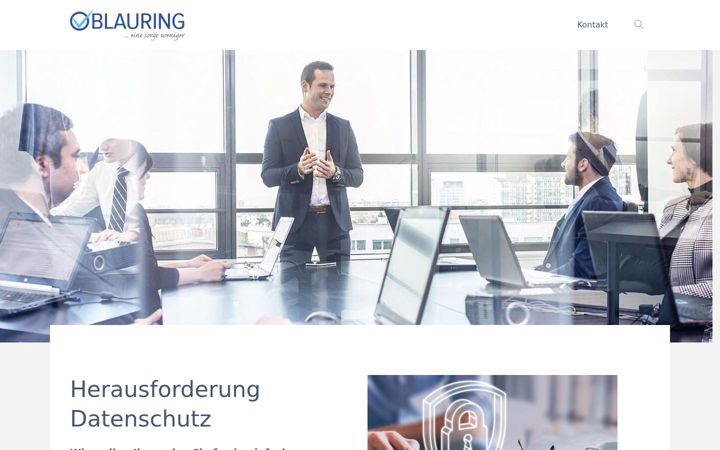 Screenshot of blauring.de