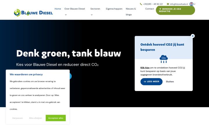 Screenshot di blauwediesel.nl