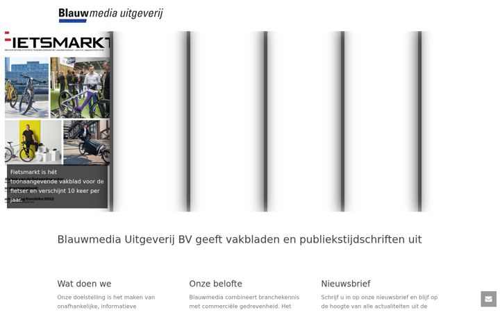 Screenshot of blauwmedia.com
