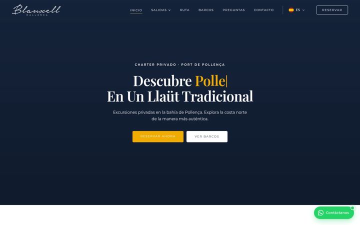 Screenshot of blauxell.com