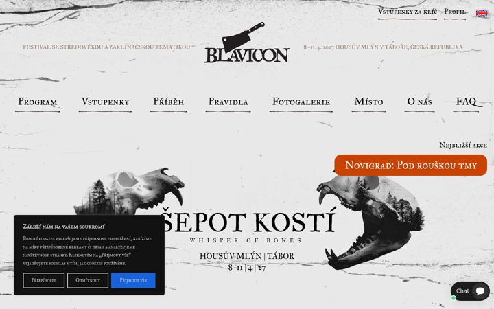 Screenshot of blavicon.cz