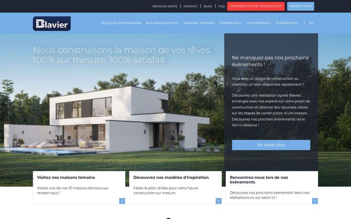 Screenshot of blavier.be