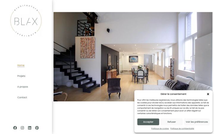 Screenshot van blaxarchi.com