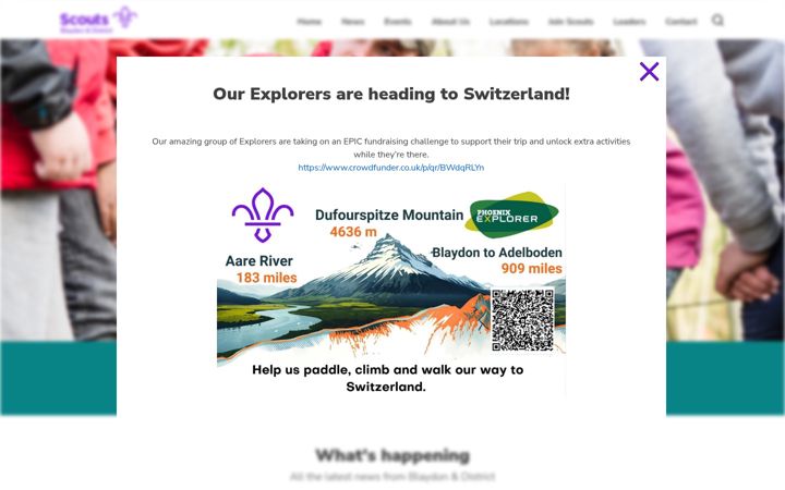 Screenshot of blaydondistrict.org.uk