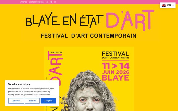 Screenshot of blayeenetatdart.fr