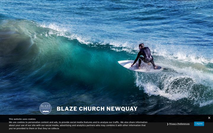 Screenshot of blazechurch.co.uk