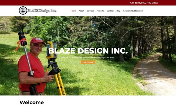 Screenshot του blazedesigninc.com