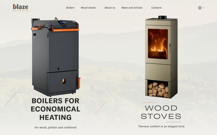 Screenshot of blazeharmony.com