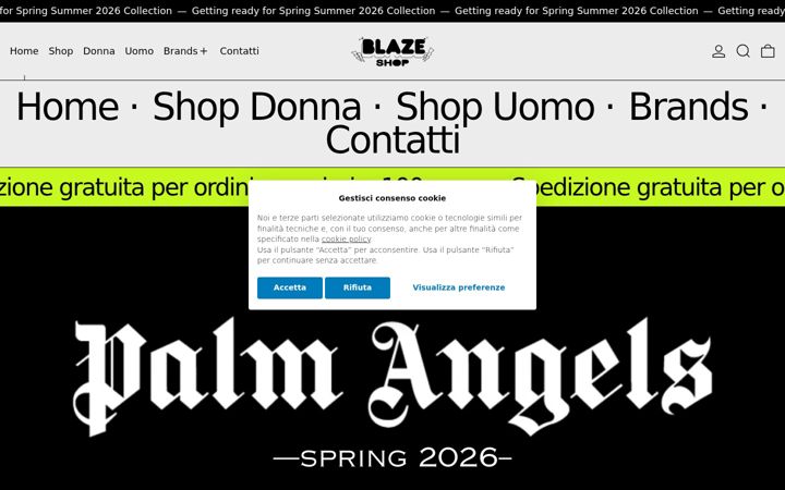 Screenshot of blazeshop.it