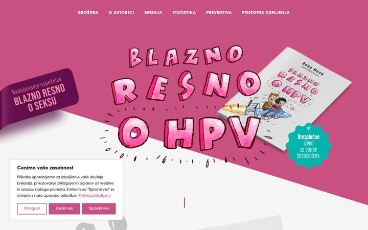 Screenshot of blaznoresno.si