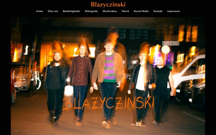 Screenshot of blazyczinski.de