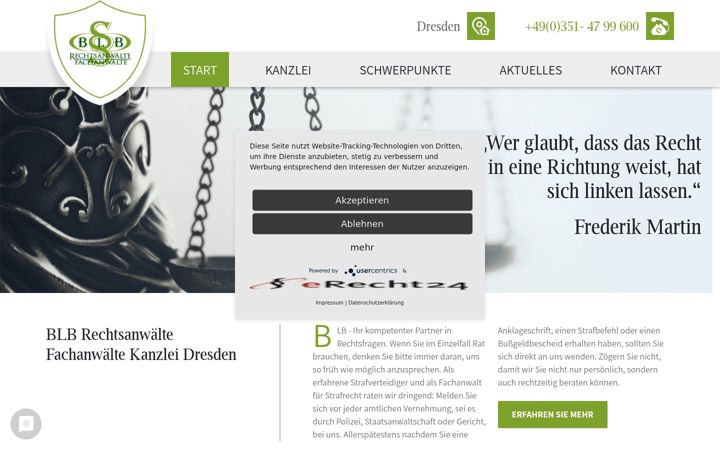 Screenshot of blb-ra.de