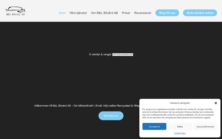 Screenshot of blbilvardab.se