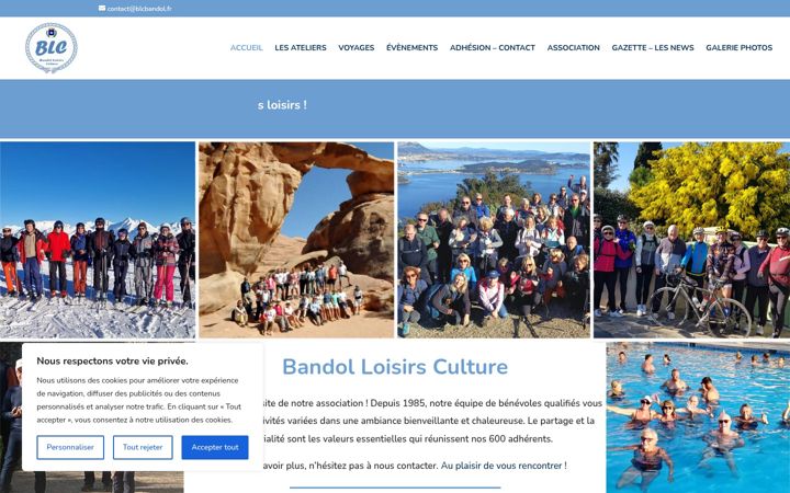 Screenshot van blcbandol.fr