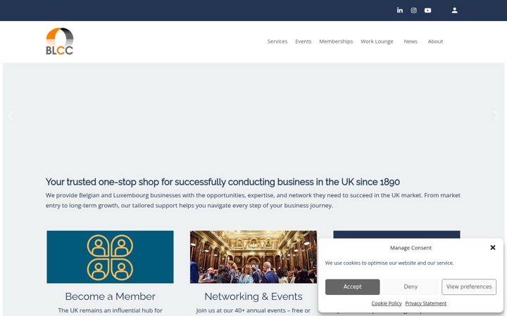 Screenshot van blcc.co.uk