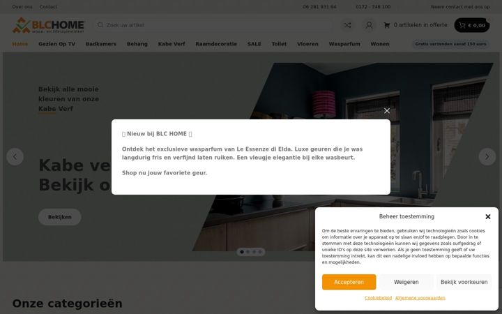 Screenshot di blchome.nl