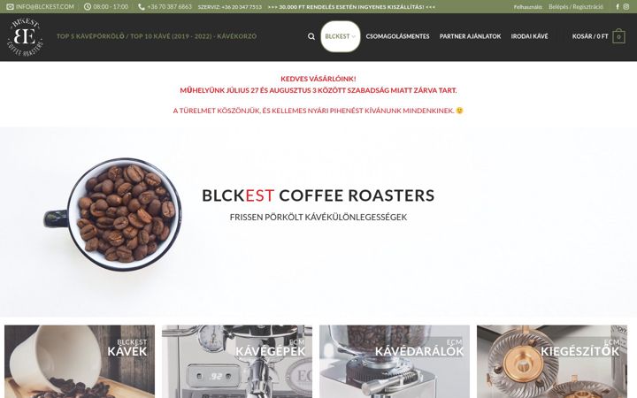 Screenshot of blckest.com