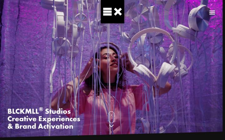 Screenshot of blckmll.studio