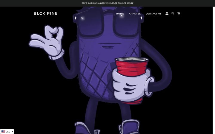 Screenshot of blckpine.com