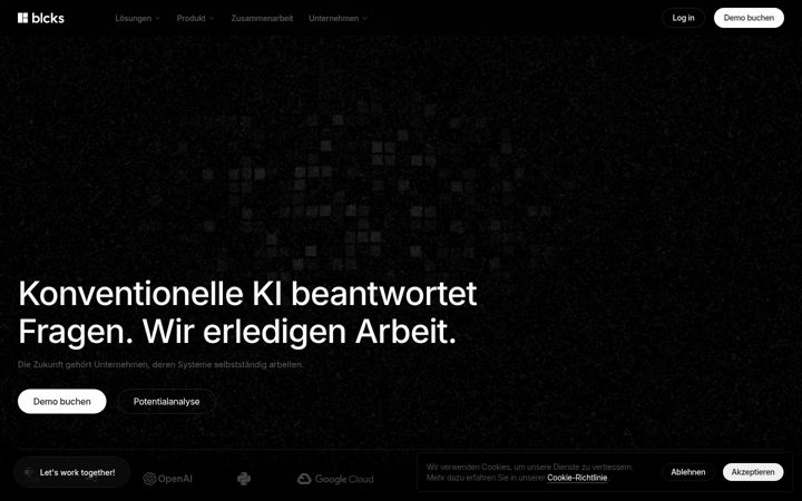 Screenshot di blcks.at