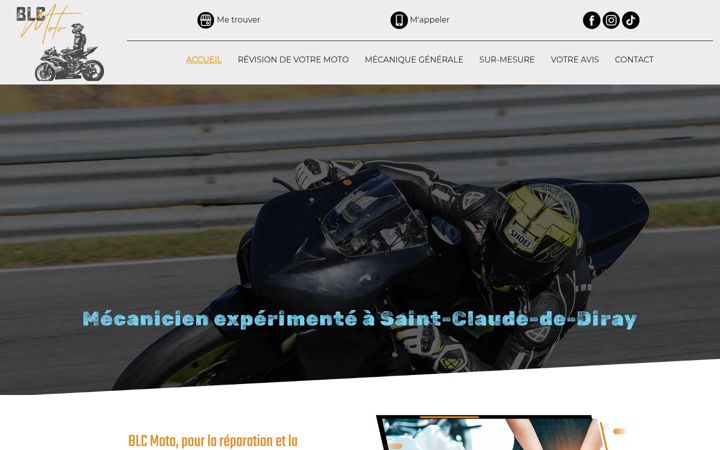 Screenshot of blcmoto.fr