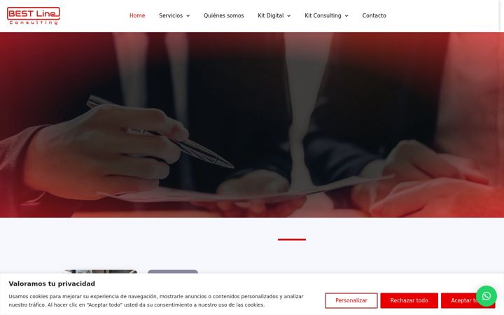 Captură de ecran a blconsulting.es