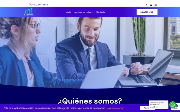 Screenshot van blconsultoresgt.com