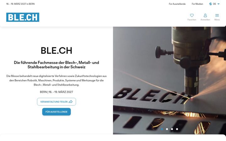 Screenshot of ble.ch