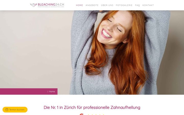 Screenshot von bleaching24.ch