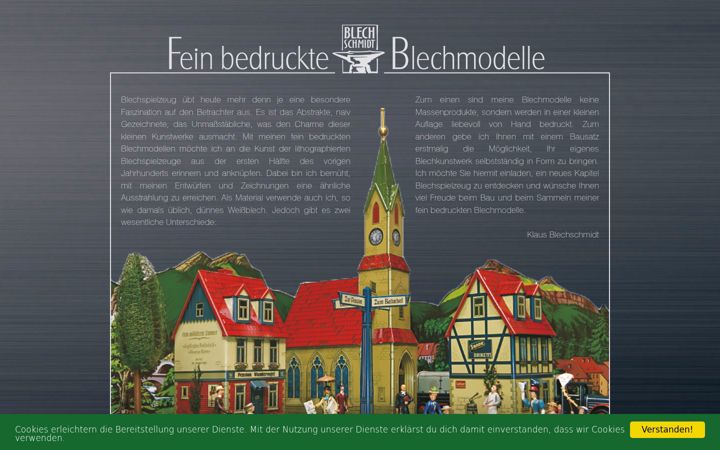 Screenshot of blechbausatz.de