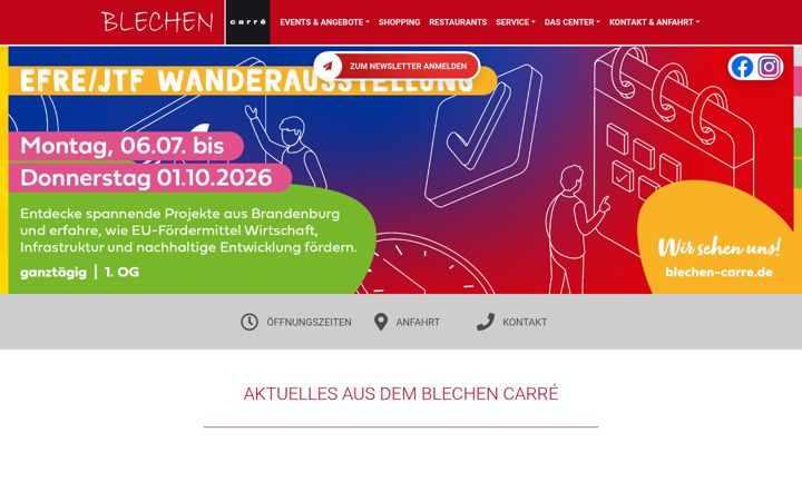 Screenshot of blechen-carre.de
