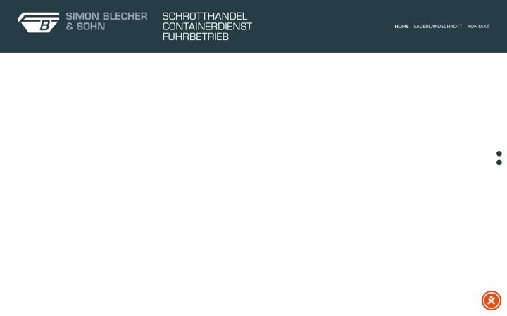 Screenshot of blecher-sohn.de