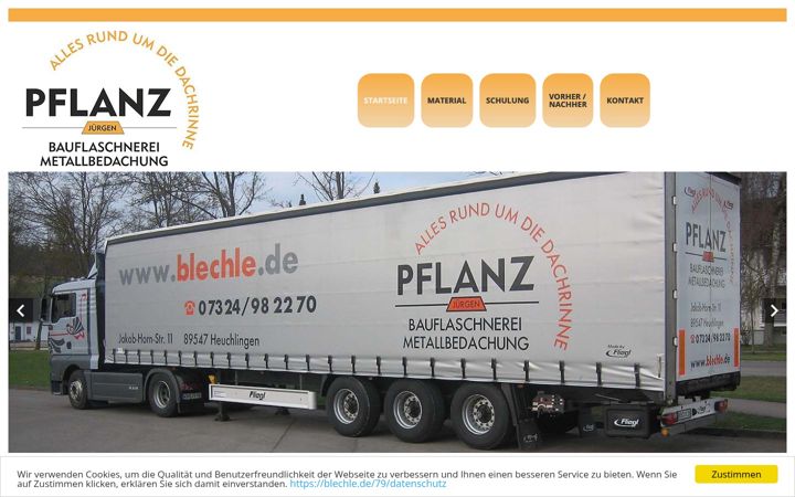 Screenshot of blechle.de