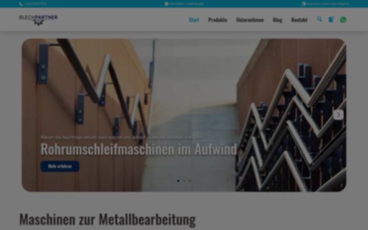 Képernyőkép: blechpartner.de