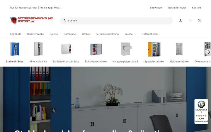 Screenshot of blechschrank.de