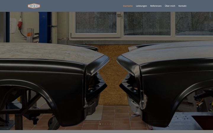 Screenshot of blechtrieb.de