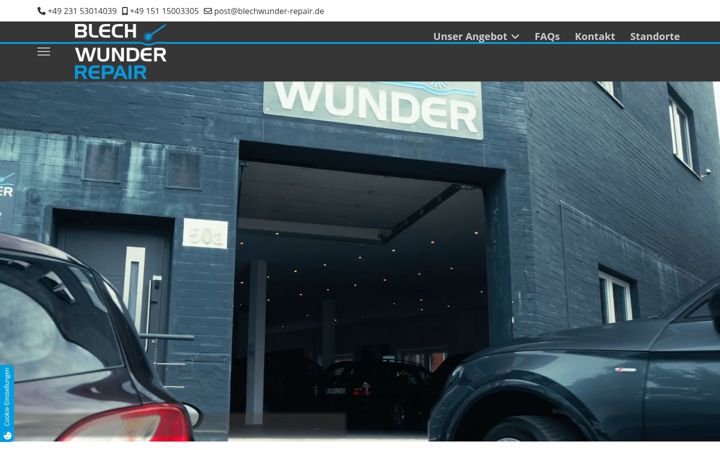 Screenshot of blechwunder-repair.de