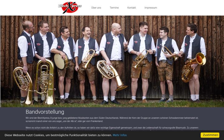 Screenshot of blechxpress.de