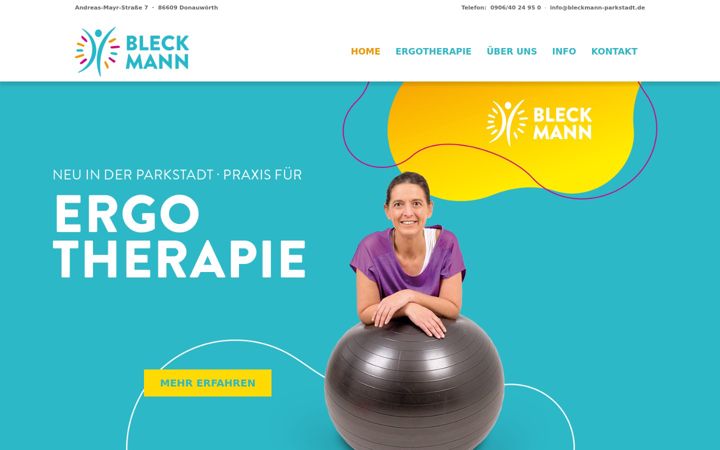 Screenshot of bleckmann-parkstadt.de