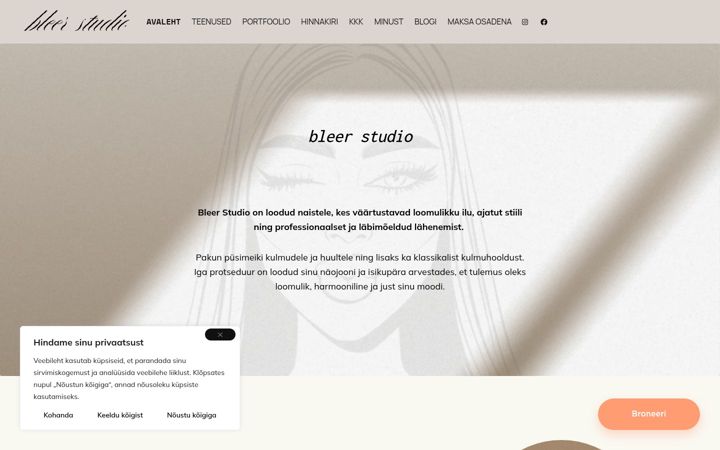 Screenshot of bleerstudio.eu