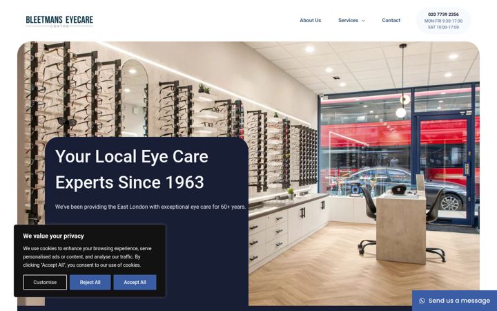 Screenshot of bleetmans.co.uk