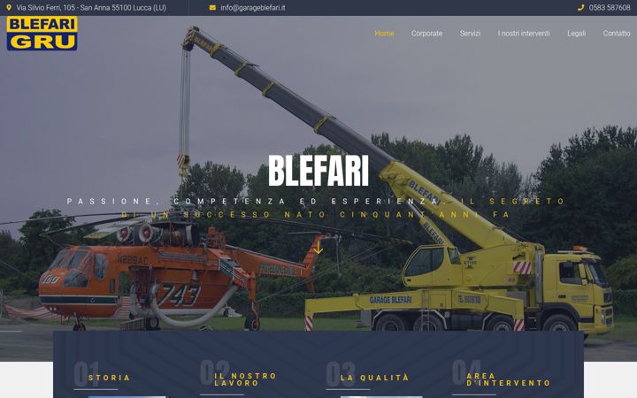 Screenshot of blefarigru.it