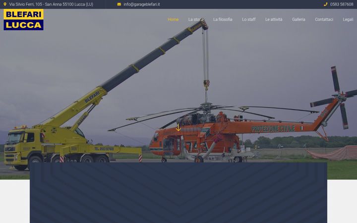 Screenshot of blefarilucca.it