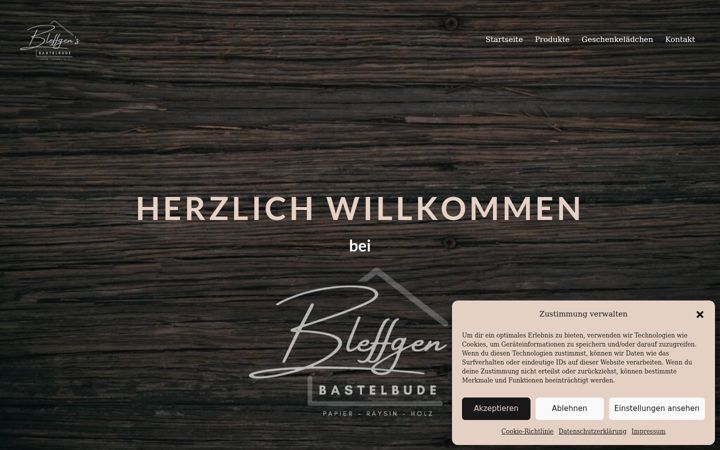 Screenshot of bleffgens-bastelbude.de