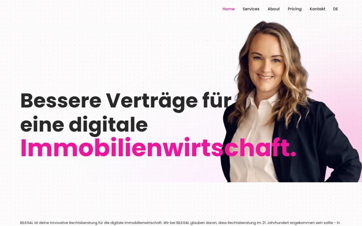 Screenshot of blegal.biz